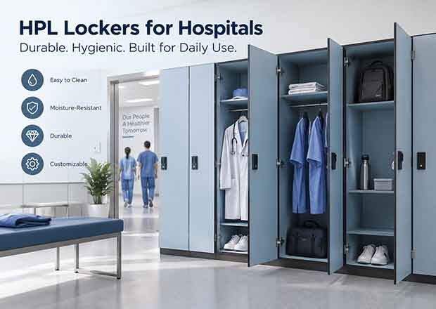 Why Compact HPL Lockers Are Suitable for Hospital Staff Changing Rooms